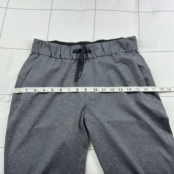 Lululemon Pants Womens 4 Gray Heathered Black On the Fly Commute Travel Casual - Picture 8 of 12